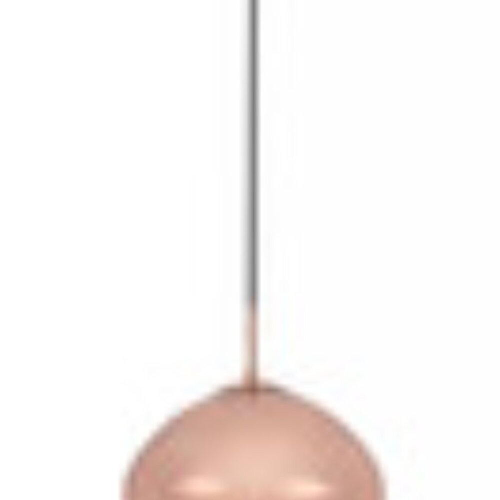 Elegant Lighting LDPD2018 Reflection 1 Light 11"W Pendant - Copper